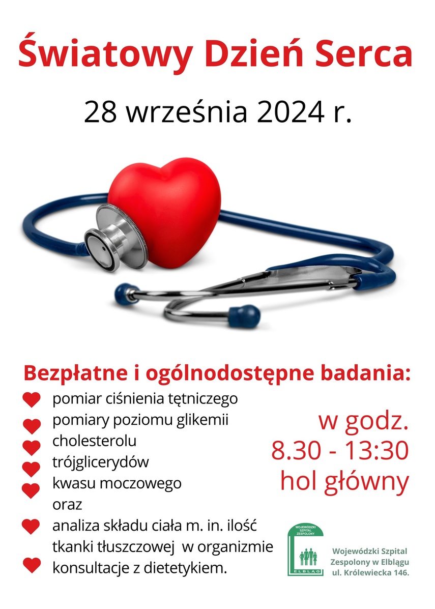 Elbląg, Bezpłatne badania w szpitalu wojewódzkim