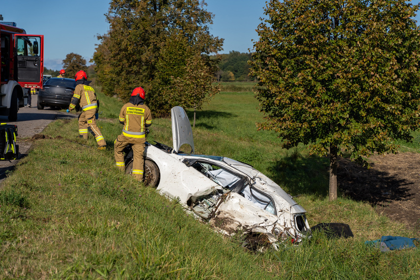 Elbląg, Zderzenie na drodze nr 503. Podejrzany o kierowanie pojazdem miał prawie 3 promile