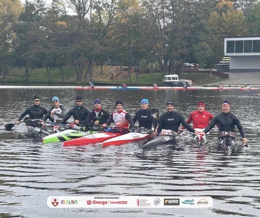 Elbląg, Reprezentacja Polski w kajakach trenuje w Wałczu