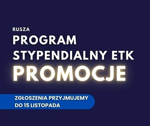 Elbląg, Rusza program stypendialny ETK "Promocje"