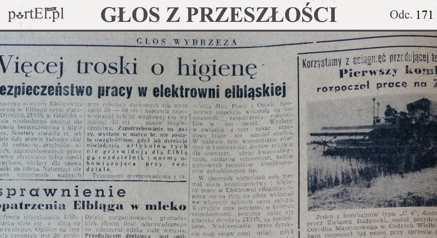 Elbląg, Głos Wybrzeża nr 206, 1950 r.