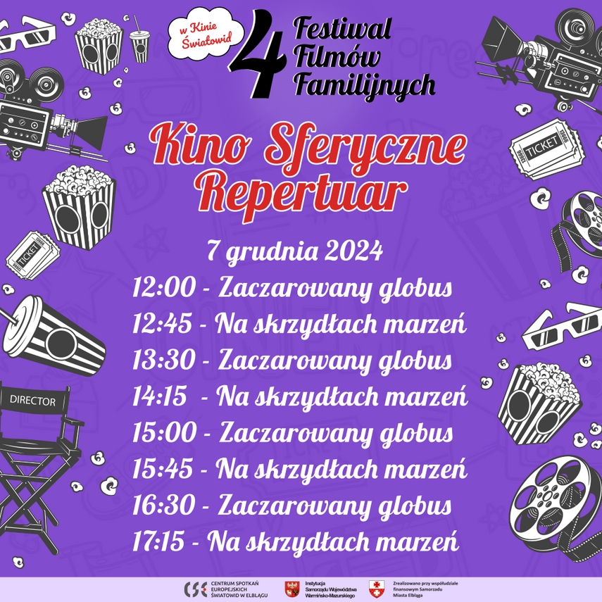 Elbląg, Mobilne kino sferyczne w ramach 4. Festiwalu Filmów Familijnych