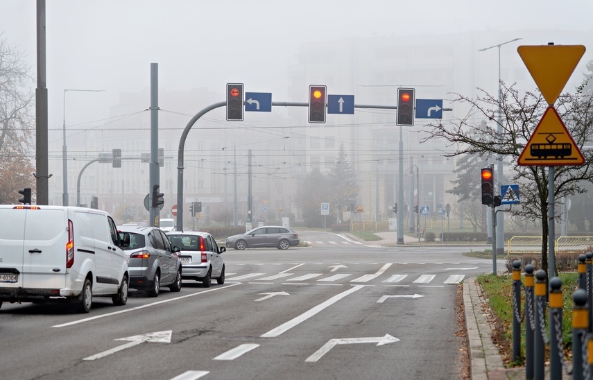 Elbląg, Strzałka nie działa, kierowcy czekają