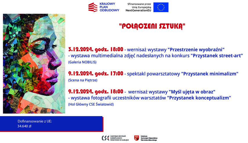 Elbląg, „Połączeni sztuką" - zapraszamy na wystawy i spektakl inspirowane street-artem i minimalizmem! Elbląg, „Połączeni sztuką" - zapraszamy na wystawy i spektakl inspirowane street-artem i minimalizmem!