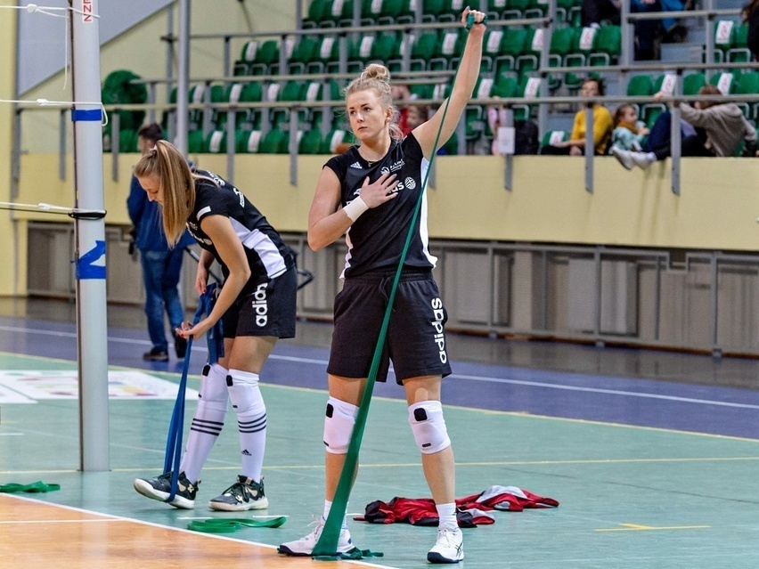 Elbląg, Joanna Wołosz podczas treningu reprezentacji Polski w Elblągu, 2022 r. Elbląg, Joanna Wołosz podczas treningu reprezentacji Polski w Elblągu, 2022 r.