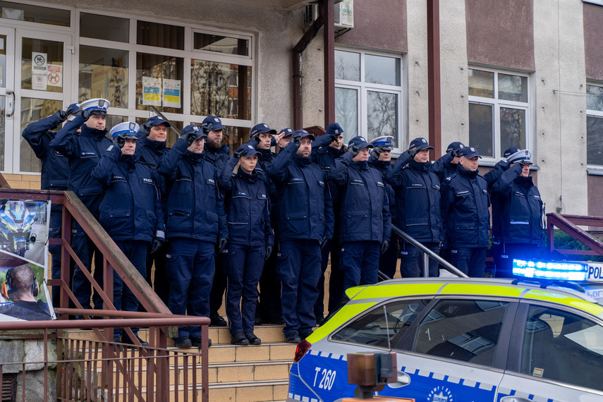 Elbląg, Uczcili pamięć tragicznie zmarłego policjanta