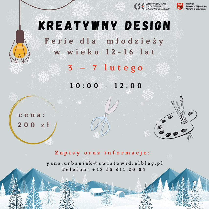 Elbląg, Kreatywny Design, czyli warsztaty dla młodych projektantów Elbląg, Kreatywny Design, czyli warsztaty dla młodych projektantów