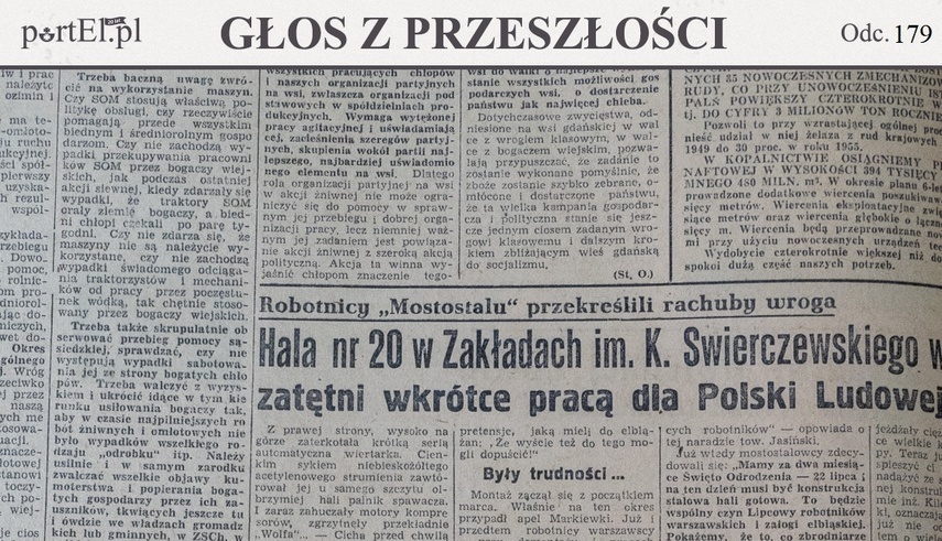 Elbląg, "Koniecznie przyspieszyć montaż tej hali" (Głos z przeszłości, odc. 179)