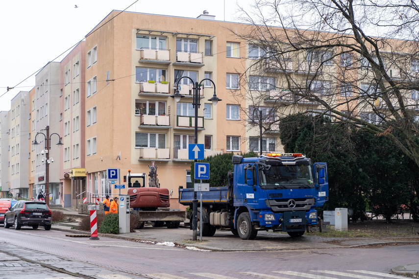 Elbląg, Na 1 Maja trwają prace