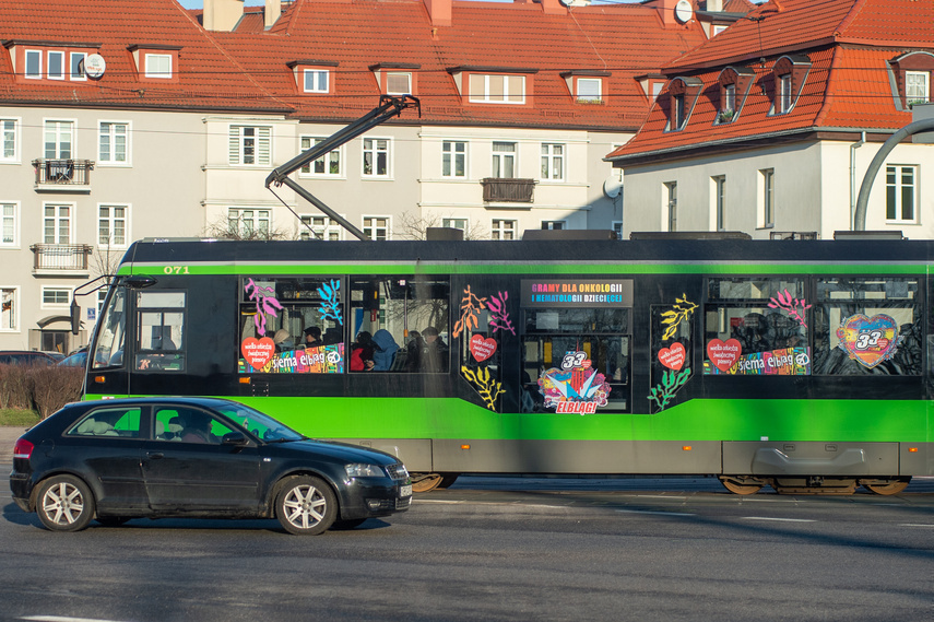 Elbląg, Na ulice Elbląga wyjechał WOŚP-owy tramwaj