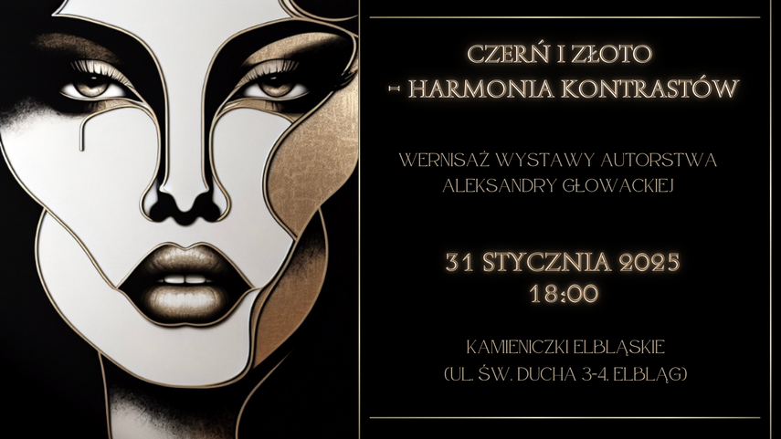 Elbląg, Wernisaż wystawy Czerń i złoto harmonia kontrastów Elbląg, Wernisaż wystawy Czerń i złoto harmonia kontrastów