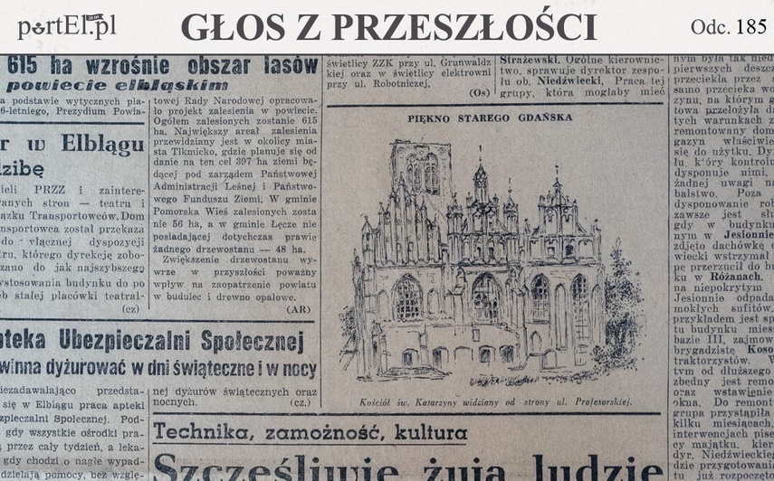 Elbląg, Głos Wybrzeża nr 234, 1950 r.