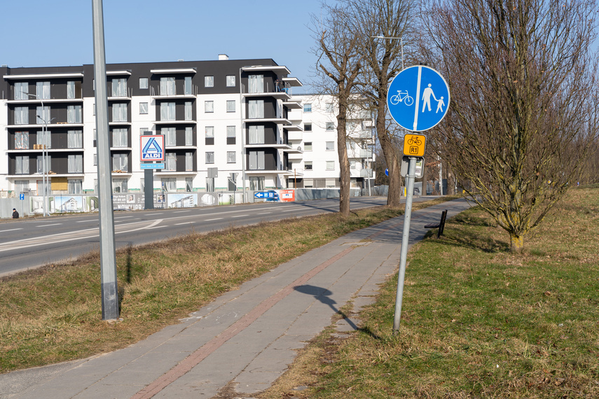 Elbląg, Ten fragment ścieżki przy ul. Fromborskiej ma być przebudowany Elbląg, Ten fragment ścieżki przy ul. Fromborskiej ma być przebudowany