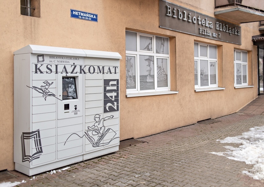 Elbląg, Książkomat przy ul. Hetmańskiej, Elbląg, Książkomat przy ul. Hetmańskiej,