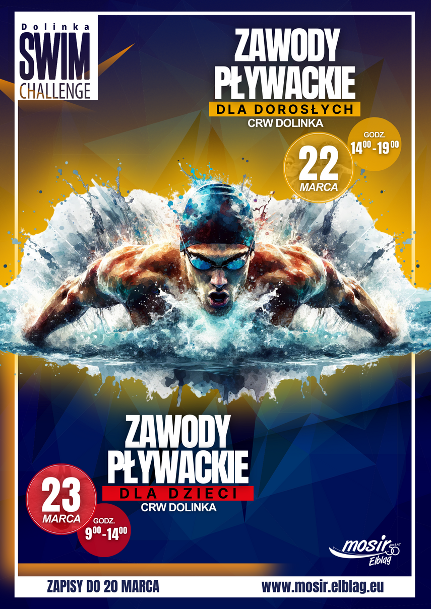 Elbląg, Trwają zapisy na Dolinka Swim Challenge Elbląg, Trwają zapisy na Dolinka Swim Challenge