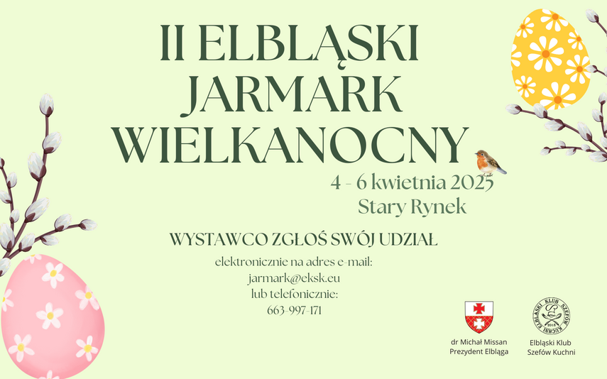Elbląg, Zapisy na II Elbląski Jarmark Wielkanocny Elbląg, Zapisy na II Elbląski Jarmark Wielkanocny