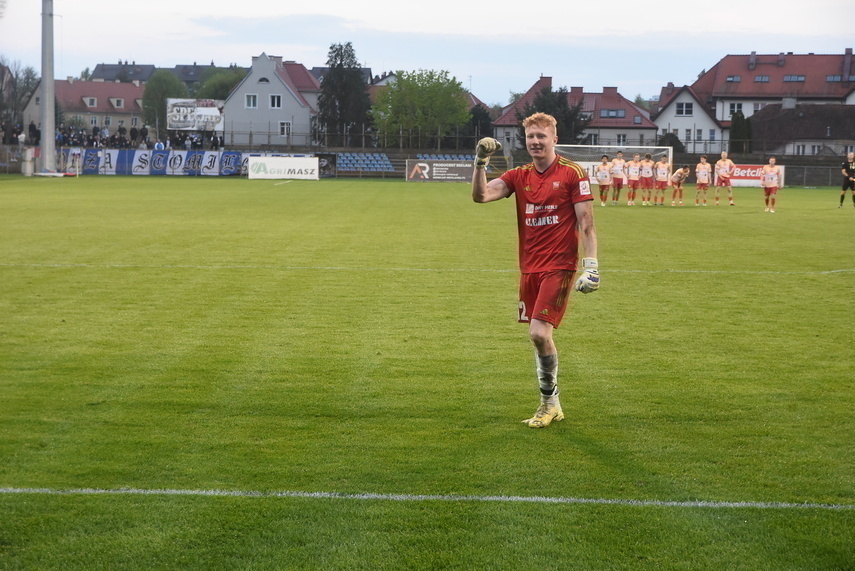 Elbląg, Mateusz Uzarek, bramkarz Concordii Elbląg, Mateusz Uzarek, bramkarz Concordii