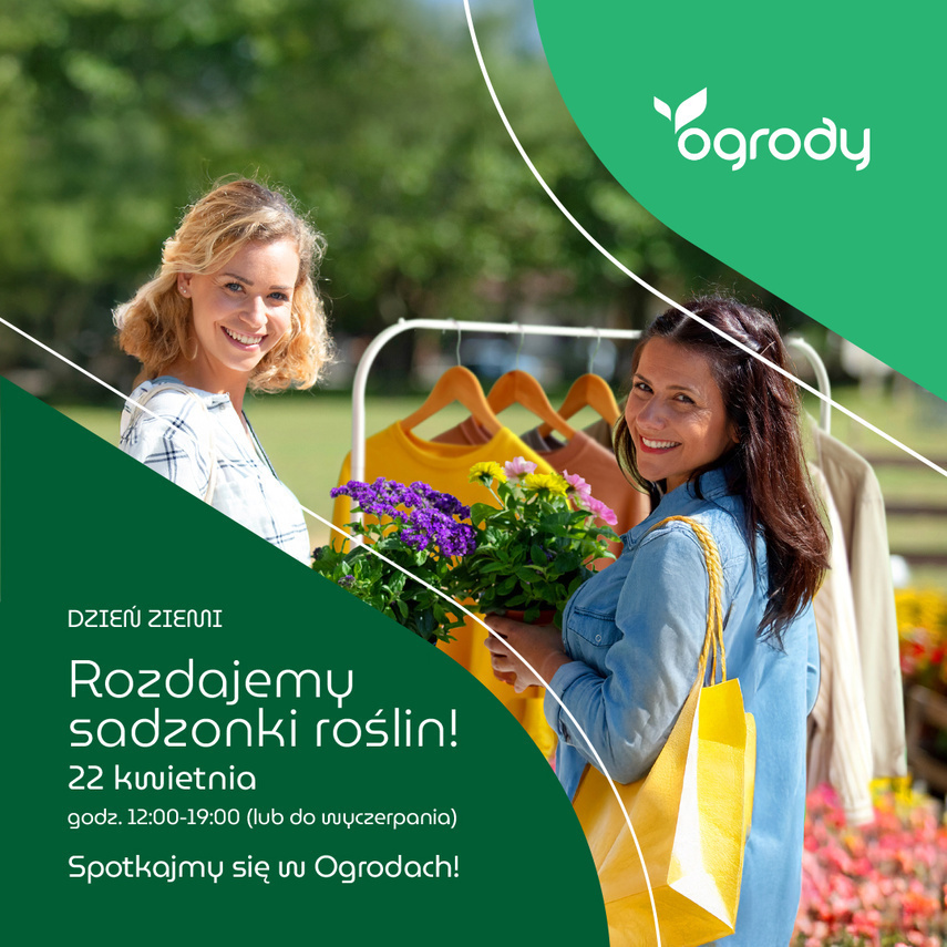 CH Ogrody rozdaje sadzonki! Oddaj ubrania - odbierz roślinkę CH Ogrody rozdaje sadzonki! Oddaj ubrania - odbierz roślinkę