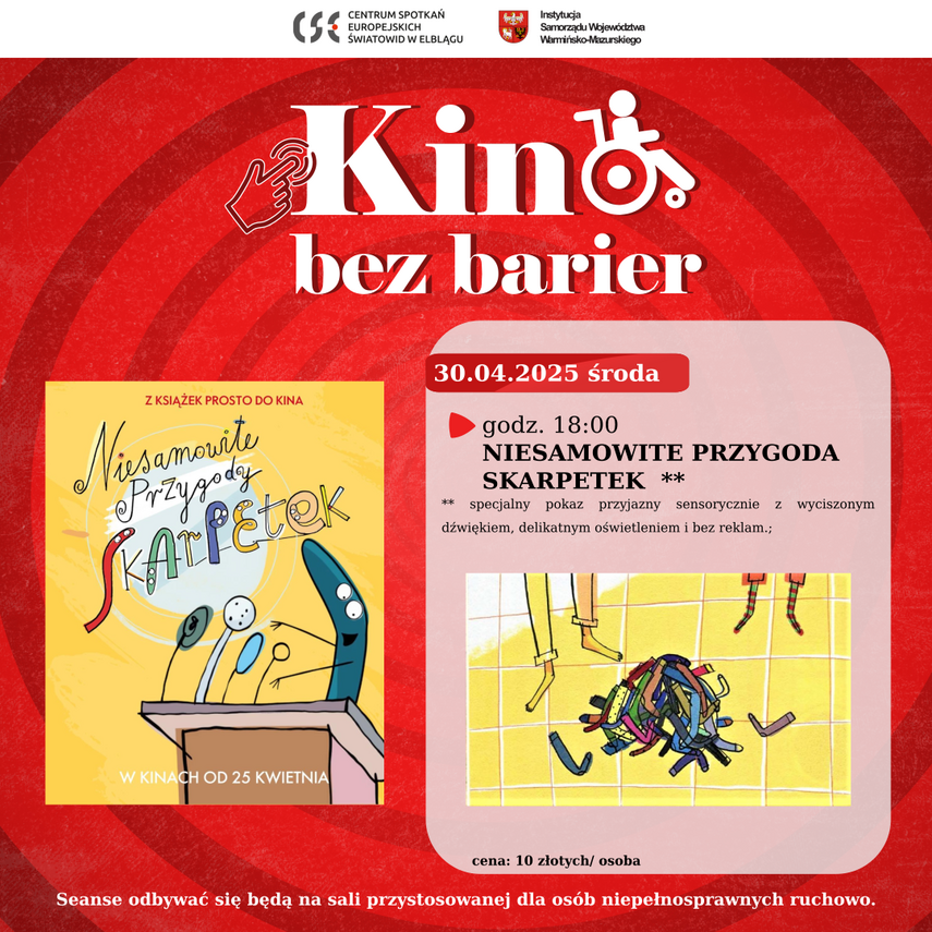 „Niesamowita przygoda skarpetek" w Kinie bez barier „Niesamowita przygoda skarpetek" w Kinie bez barier
