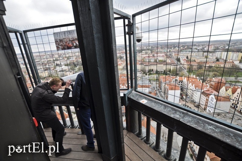 Elbląg, Wieża widokowa gotowa na majówkę Elbląg, Wieża widokowa gotowa na majówkę