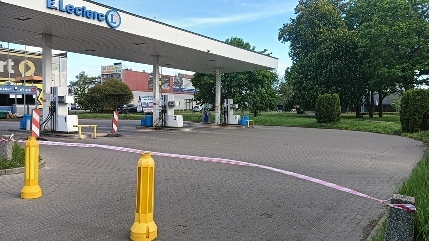 Elbląg, Stacja paliw została zamknięta Elbląg, Stacja paliw została zamknięta