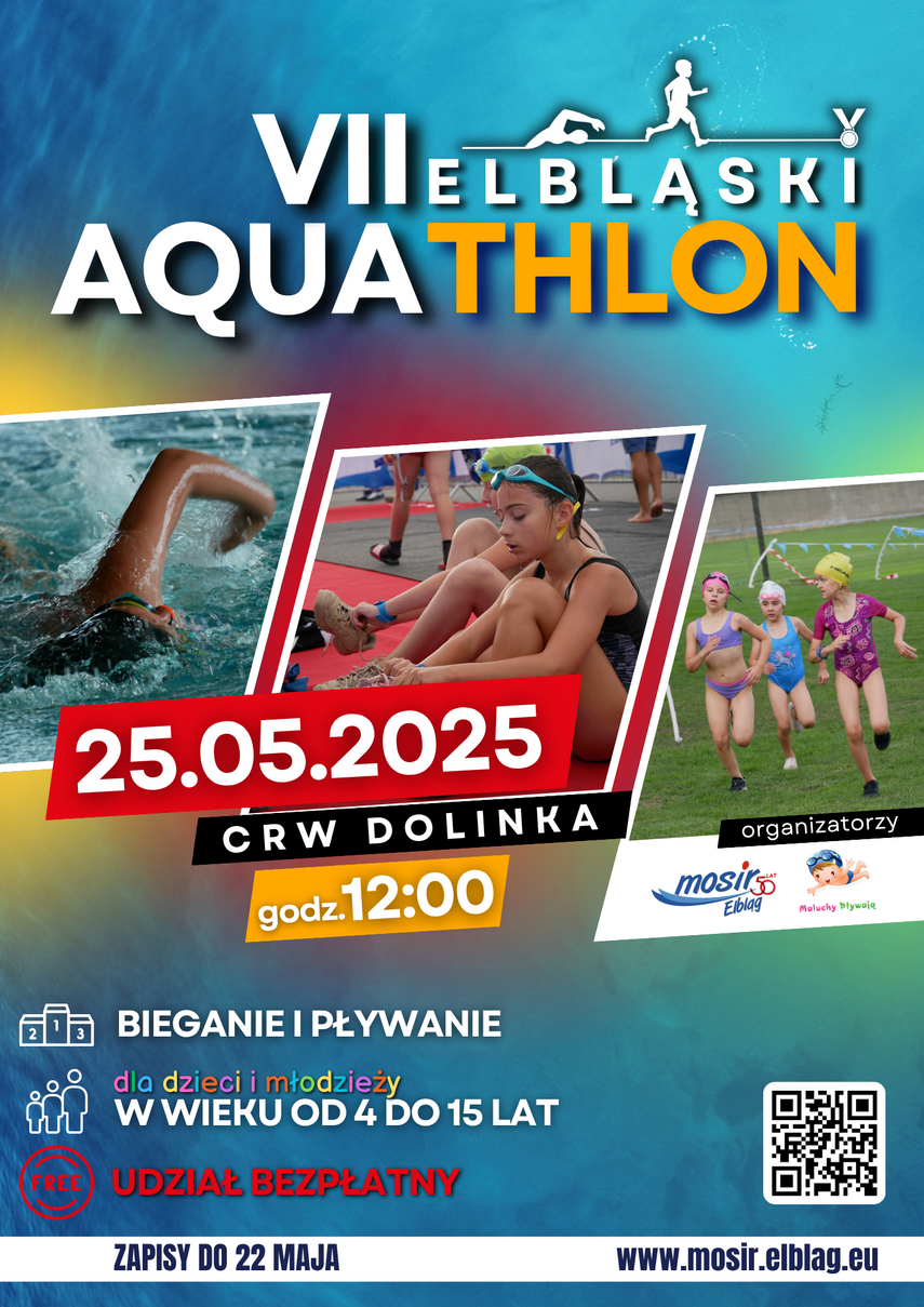 Elbląg, Ostatnie dni zapisów na Aquathlon