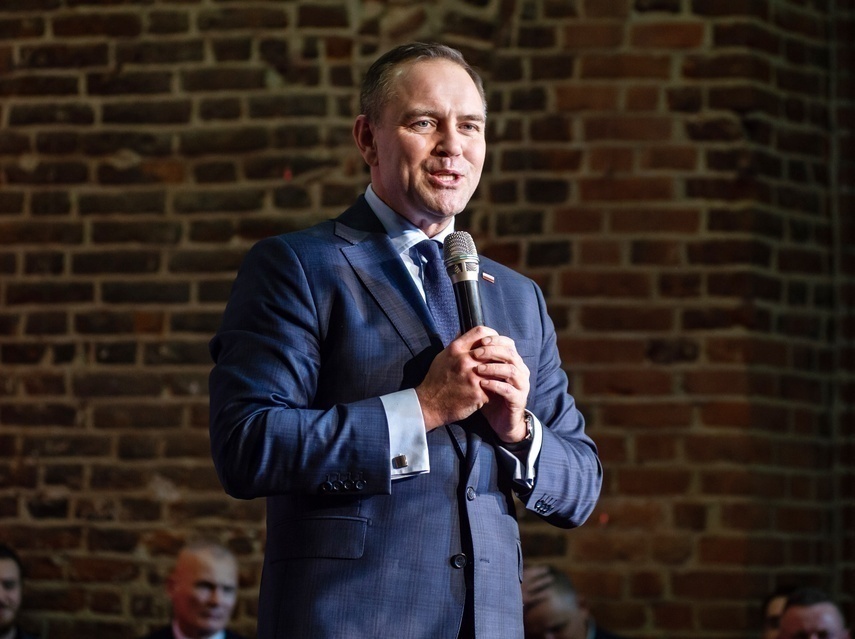 Elbląg, (Karol Nawrocki podczas wizyty w kampanii wyborczej w Elblągu Elbląg, (Karol Nawrocki podczas wizyty w kampanii wyborczej w Elblągu
