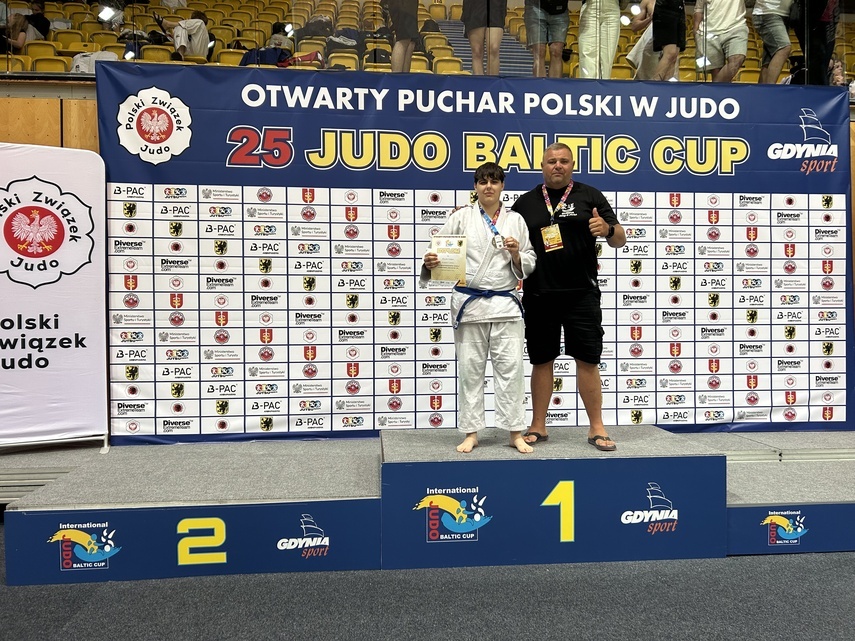 Elbląg, Klaudia Fedyna z trenerem klubowym