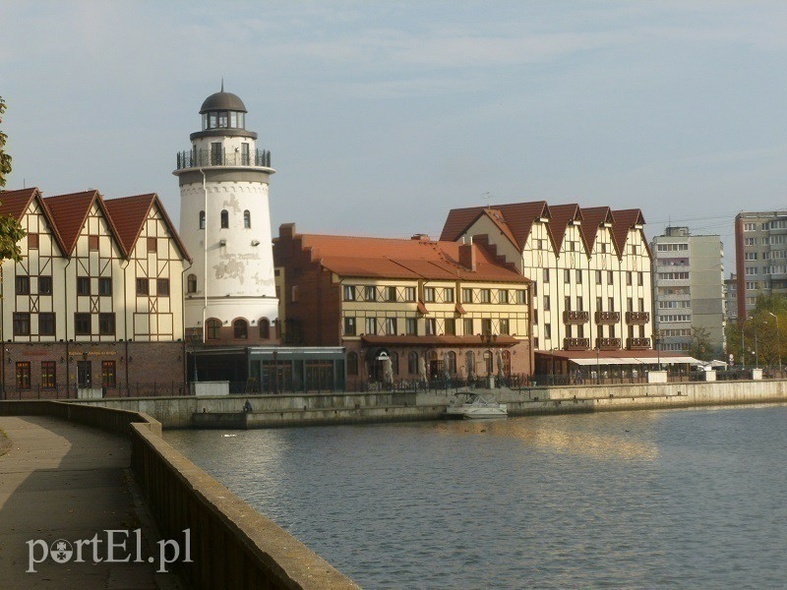Elbląg, Królewiec - widok na tak zwaną Wioskę Rybacką Elbląg, Królewiec - widok na tak zwaną Wioskę Rybacką