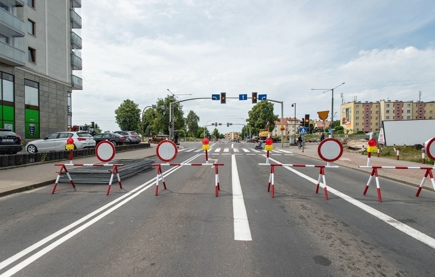 Elbląg, Prace na skrzyżowaniu płk. Dąbka i Piłsudskiego właśnie się rozpoczęły