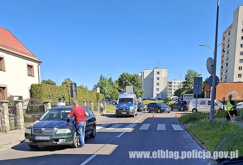 Elbląg, Potrącenie na przejściu dla pieszych 