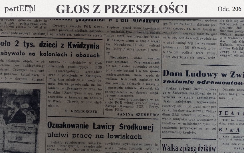 Elbląg, Robotnicy chodzą po ziarnie butami (Głos z przeszłości, odc. 206) Elbląg, Robotnicy chodzą po ziarnie butami (Głos z przeszłości, odc. 206)
