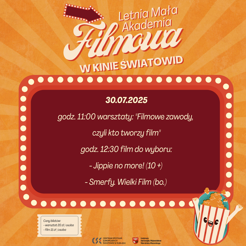 Elbląg, Kolejne spotkanie Letniej Małej Akademii Filmowej już 30 lipca Elbląg, Kolejne spotkanie Letniej Małej Akademii Filmowej już 30 lipca