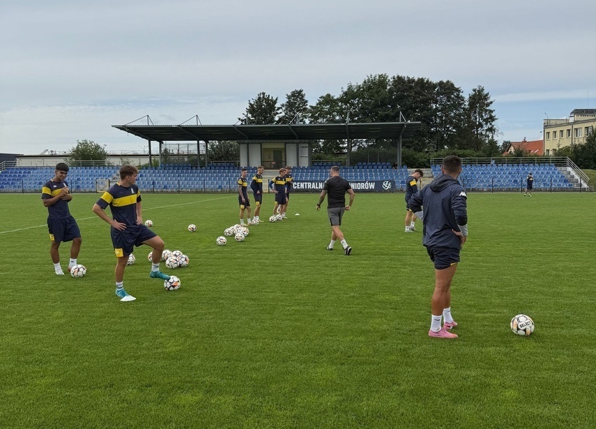 Elbląg, Ostatni trening w Elblągu przed piątkowym meczem Elbląg, Ostatni trening w Elblągu przed piątkowym meczem