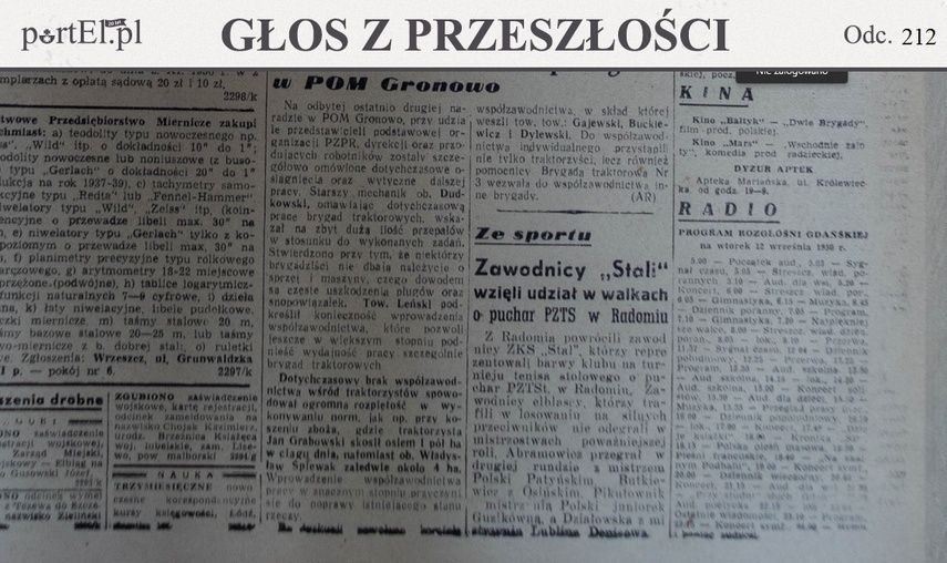 Elbląg, „Słaba praca referatu” (Głos z przeszłości, odc. 212)