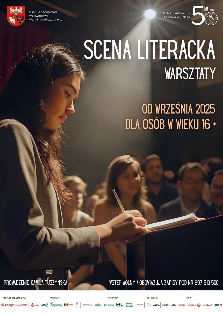 Elbląg, Scena literacka - warsztaty w teatrze Sewruka Elbląg, Scena literacka - warsztaty w teatrze Sewruka