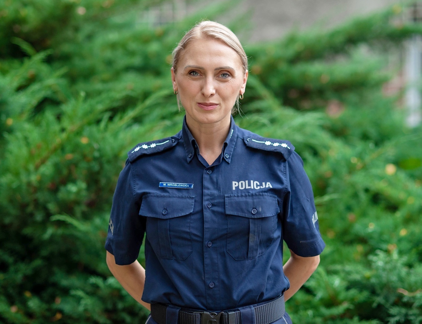 Elbląg, st. asp. Monika Wróblewska, elbląska dzielnicowa