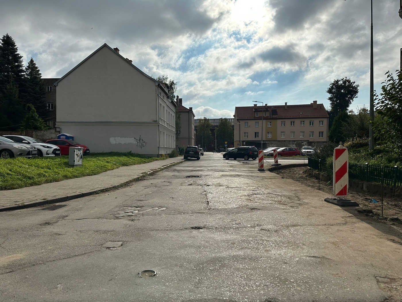 Elbląg, Utrudnienia na Polnej Elbląg, Utrudnienia na Polnej