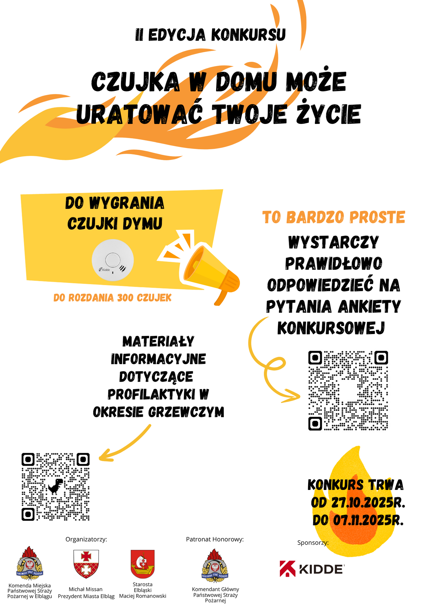 Elbląg, Wygraj czujkę, która może uratować życie Elbląg, Wygraj czujkę, która może uratować życie