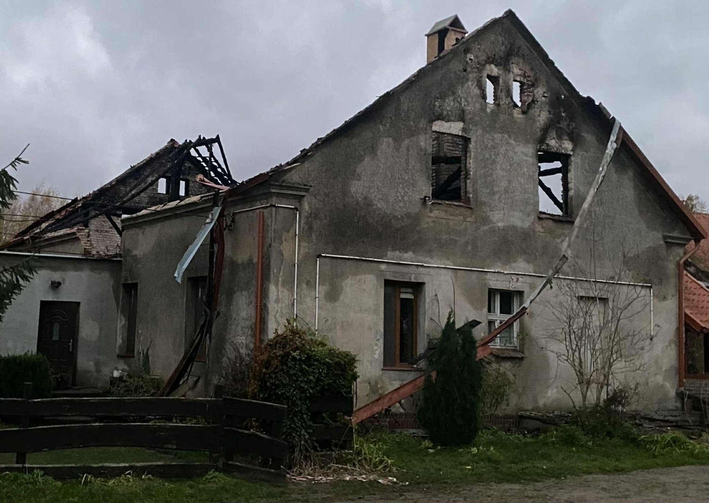 Elbląg, Dom państwa Kozickich spłonął doszczętnie,