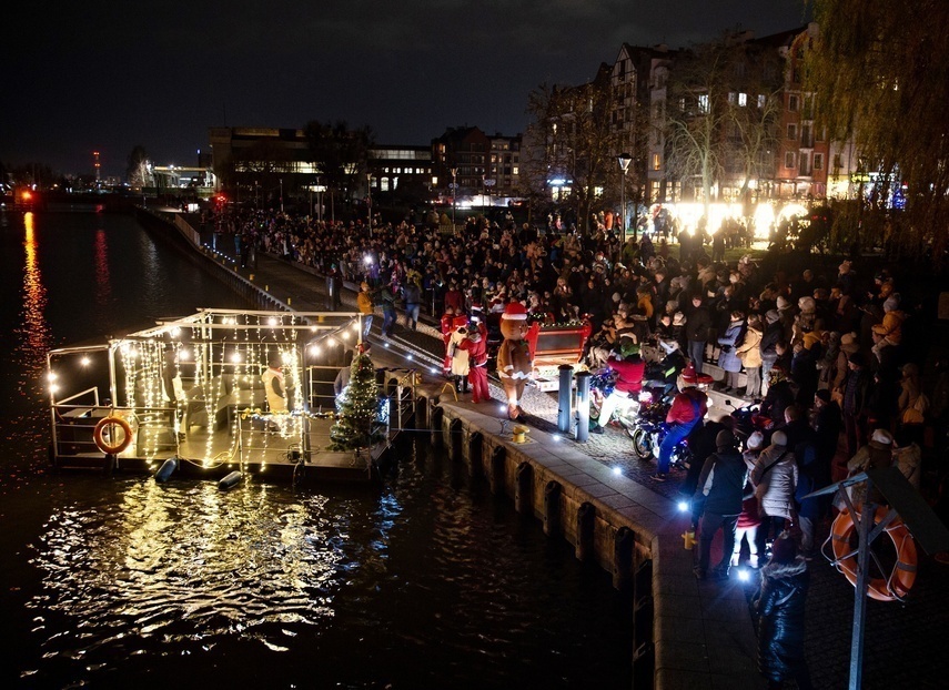 Elbląg, Powitanie Mikołaja podczas Świątecznych Spotkań Elblążan w ubiegłym roku Elbląg, Powitanie Mikołaja podczas Świątecznych Spotkań Elblążan w ubiegłym roku