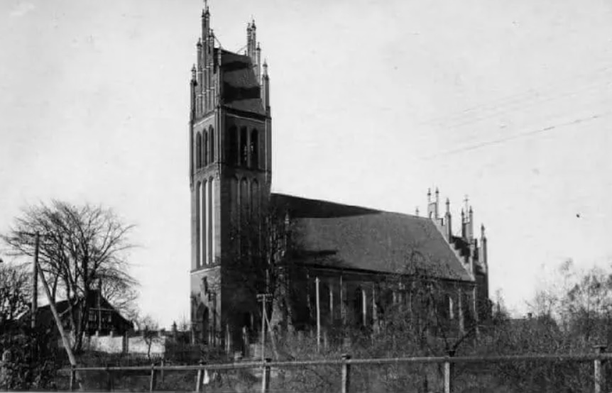 Elbląg, Kościół św. Wojciecha dawniej (zdjęcie pochodzi ze strony parafii św. Wojciecha)