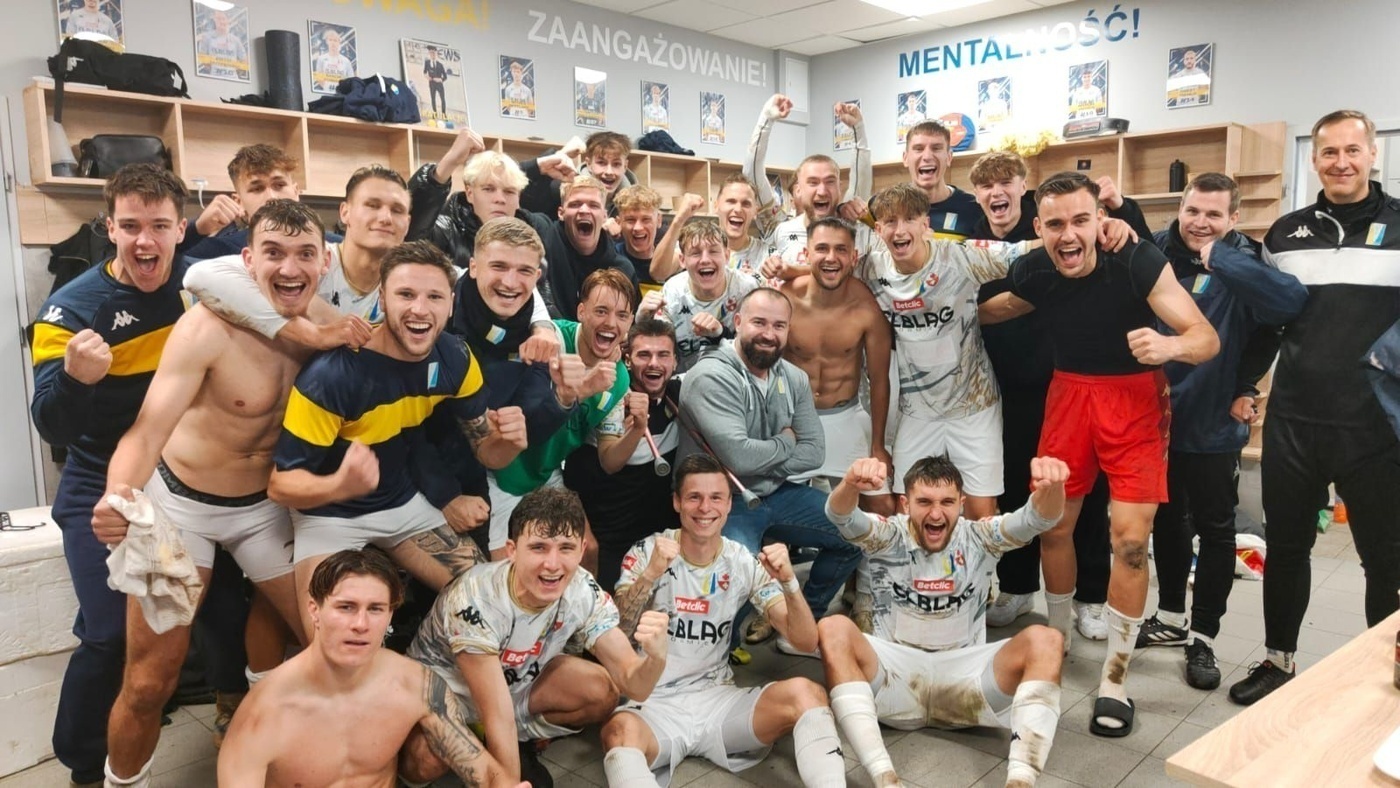 Elbląg, Radość w szatni po zwycięstwie