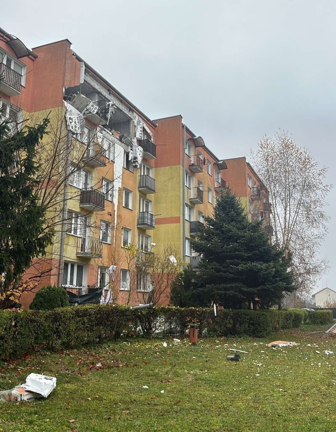 Elbląg, Eksplozja w mieszkanu, mieszkańcy bloku ewakuowani