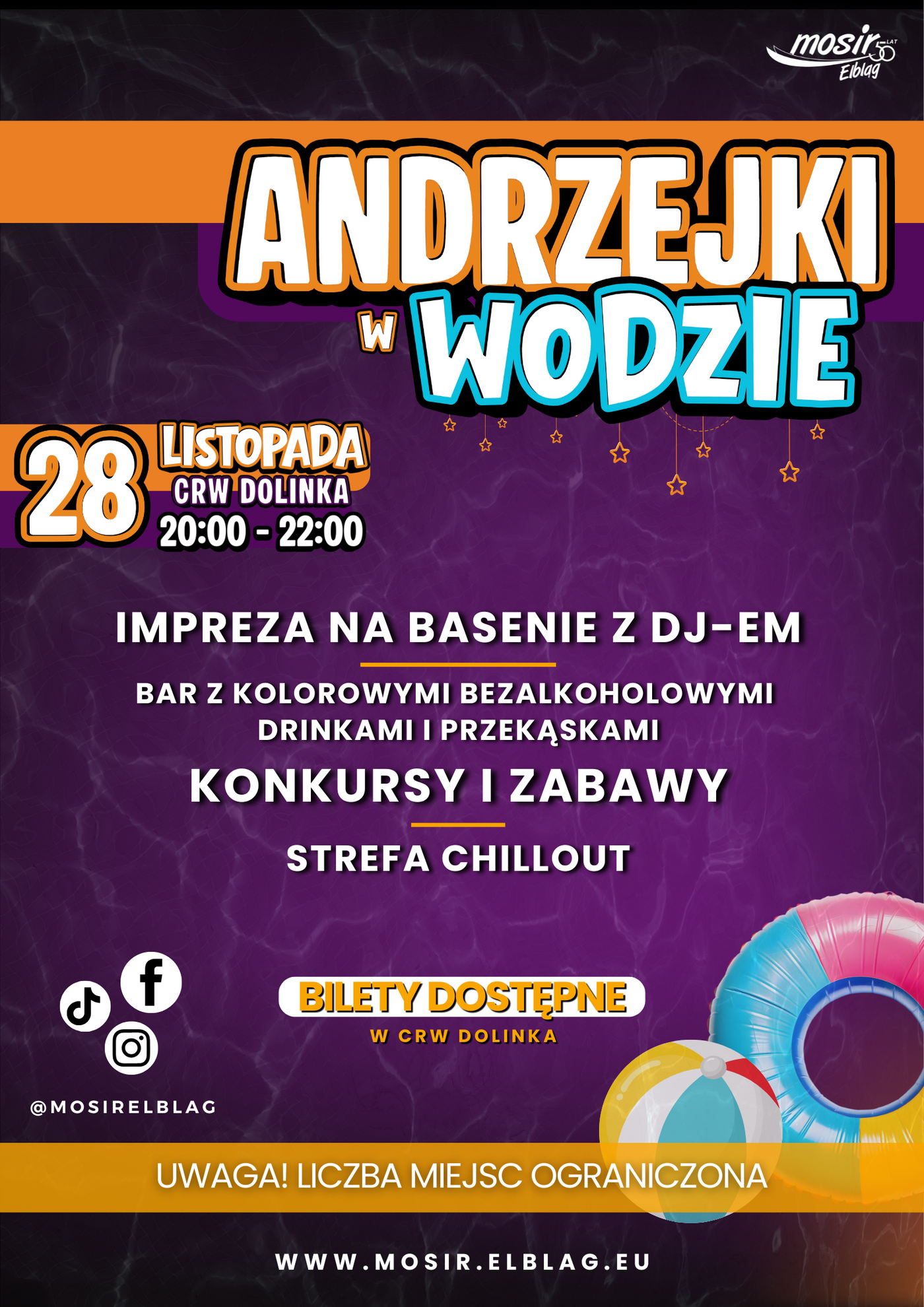 Elbląg, Andrzejkowa noc w CRW Dolinka