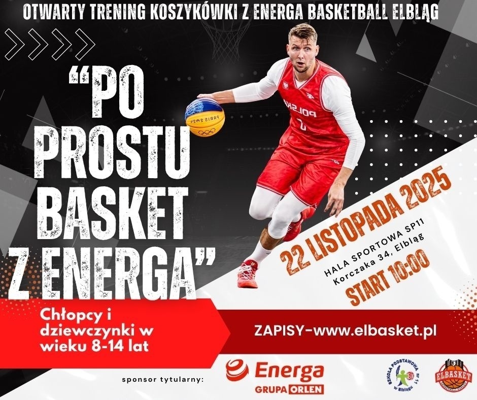 Elbląg, Otwarty trening koszykówki