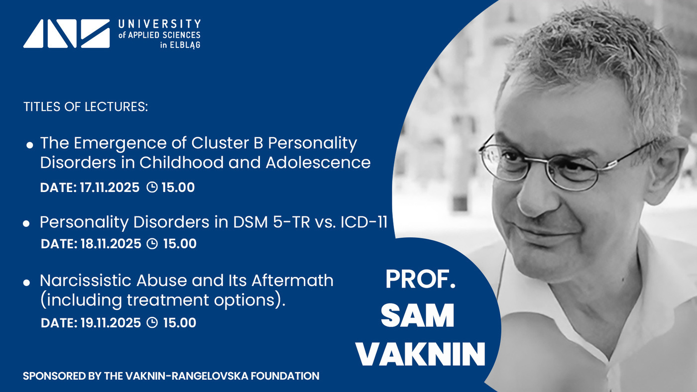 Elbląg, Trzy wykłady z profesorem Samem Vakninem