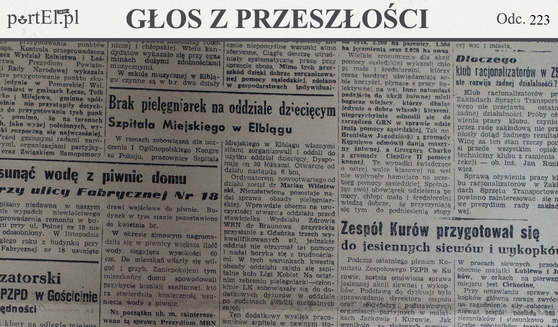 Elbląg, Głos Wybrzeża nr 258, 1950 r. Elbląg, Głos Wybrzeża nr 258, 1950 r.