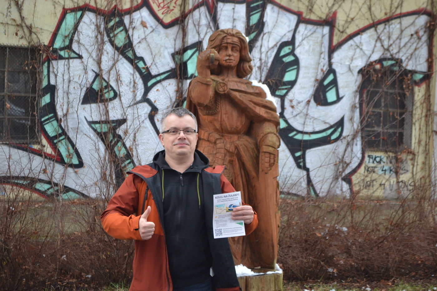 Elbląg, Paweł Wojciechowski, autor inicjatywy "Kolej na Żuławy" Elbląg, Paweł Wojciechowski, autor inicjatywy "Kolej na Żuławy"