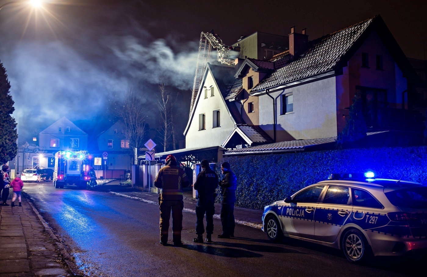 Elbląg, Pożar sadzy w kominie